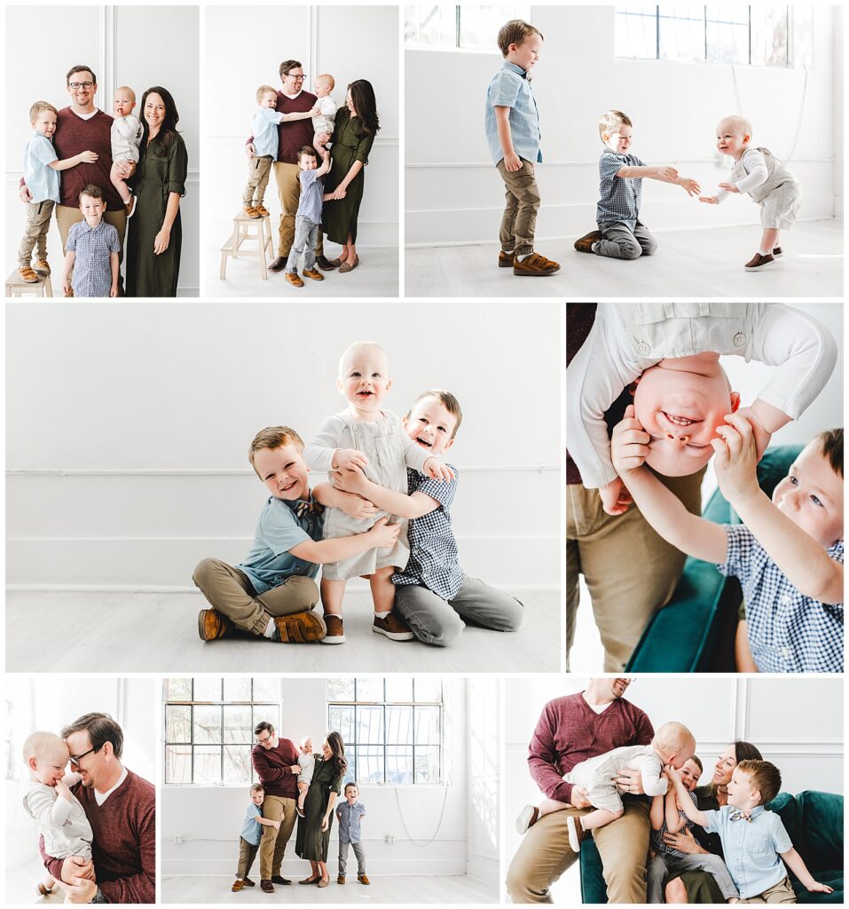 all white studio in fort worth the lumen room for fall mini sessions