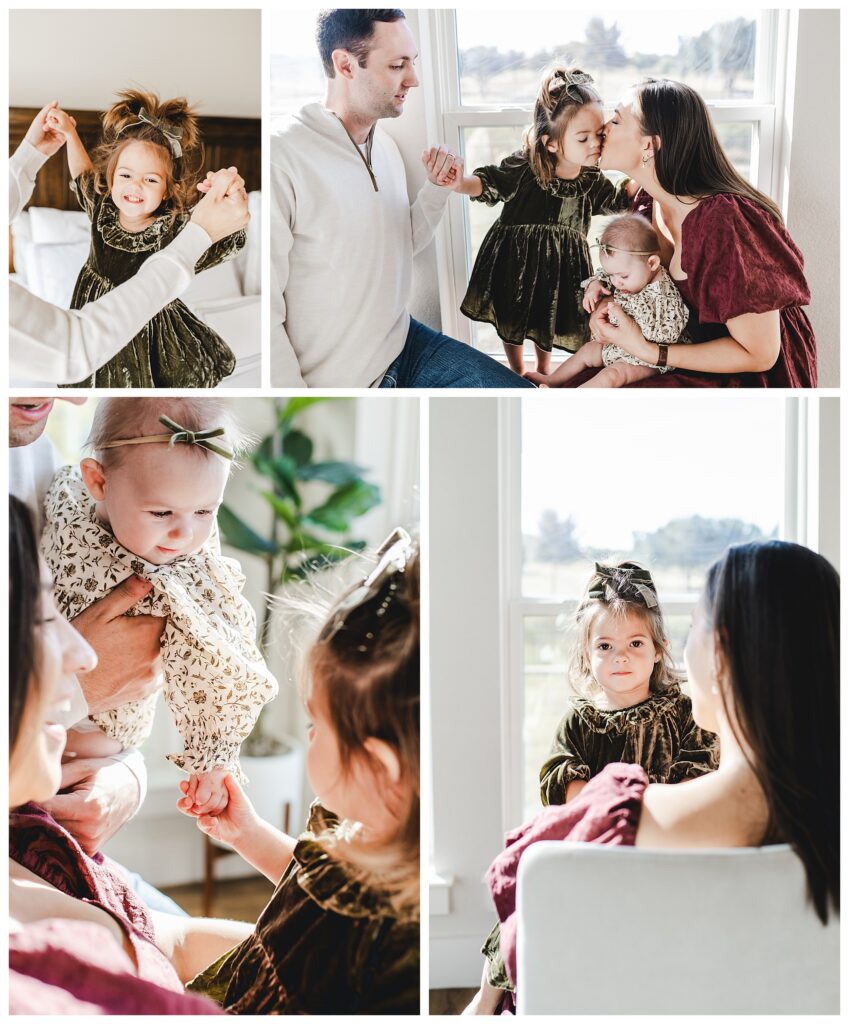 in-home family photography in fort worth